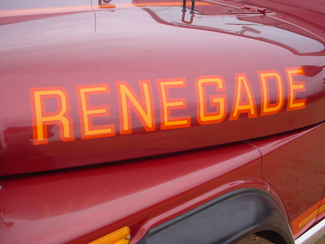 85-86
        RENEGADE DECAL KIT!